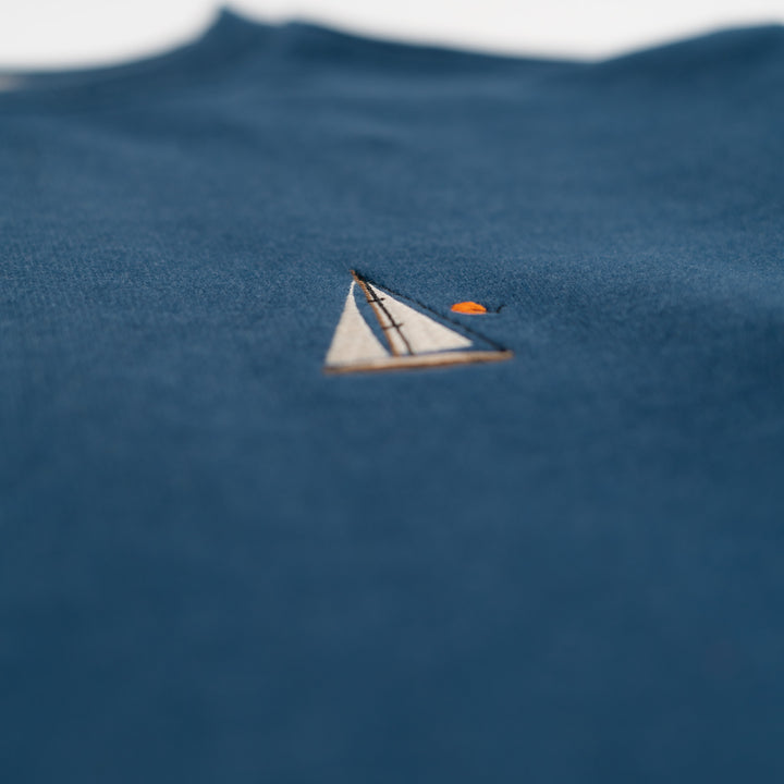 Boat Life Sweatshirt - Indigo Mavi