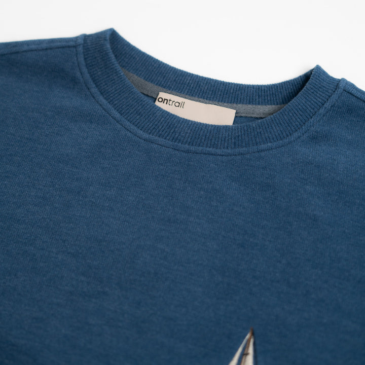 Boat Life Sweatshirt - Indigo Mavi