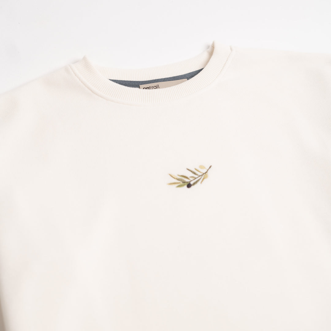 Ayvalık Sweatshirt - Antik Beyaz