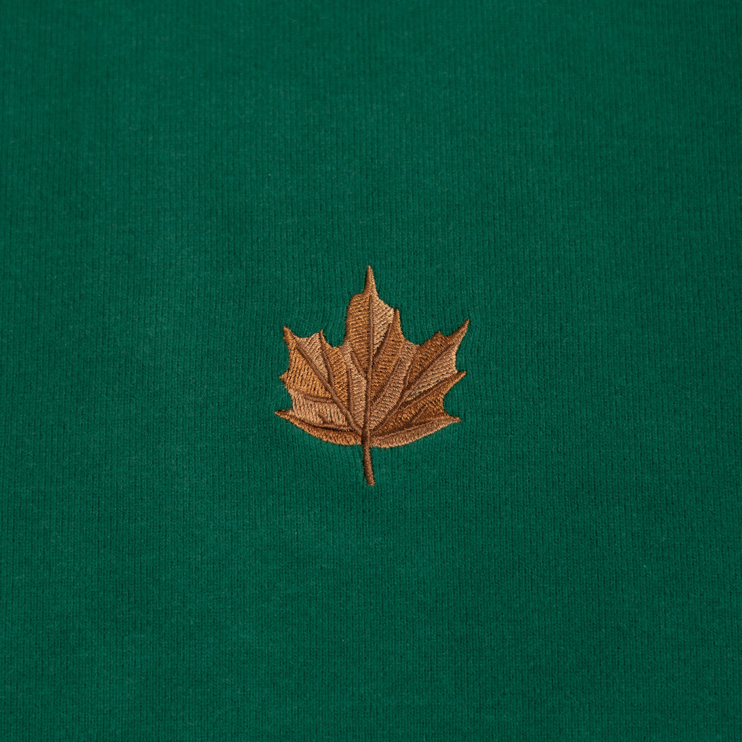 Autumn Leaf Sweatshirt - Orman Yeşili