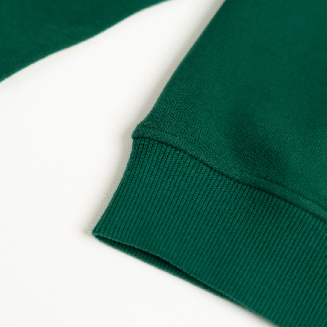 Autumn Leaf Sweatshirt - Orman Yeşili