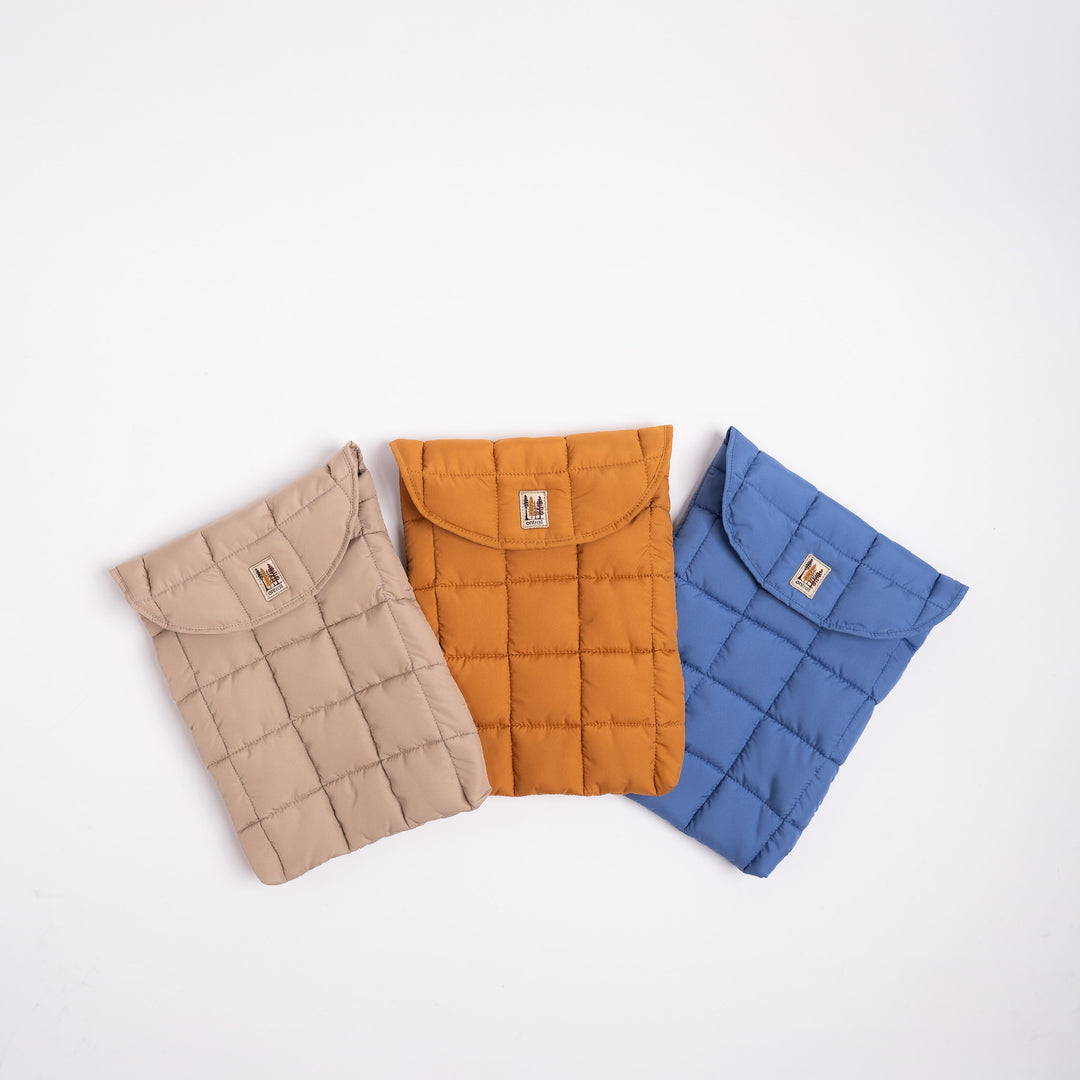 Puffer Laptop Kılıfı - Hardal