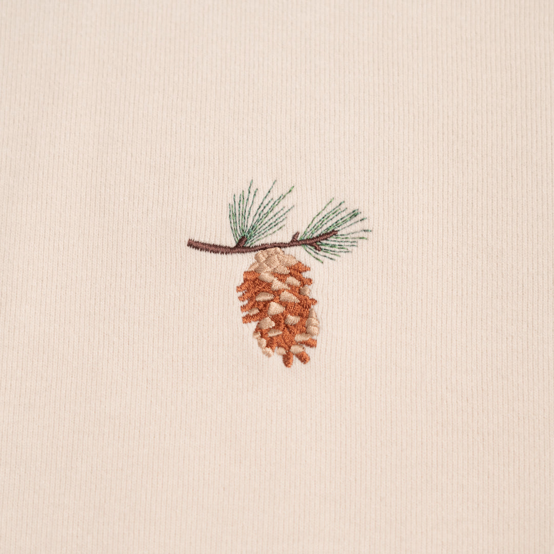 Pine Cone Hoodie – Parşömen Bej