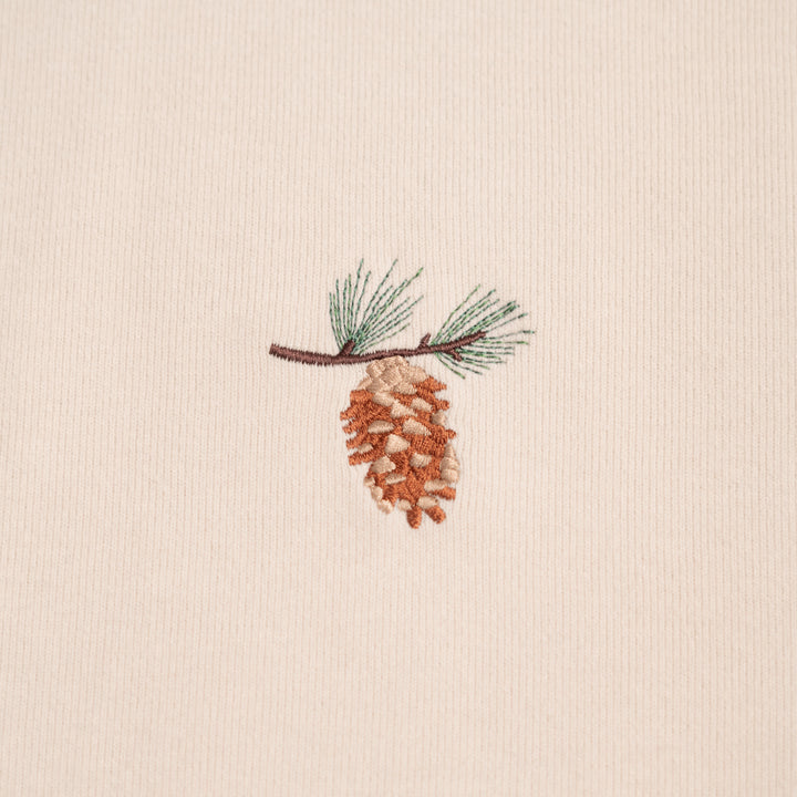 Pine Cone Hoodie – Parşömen Bej