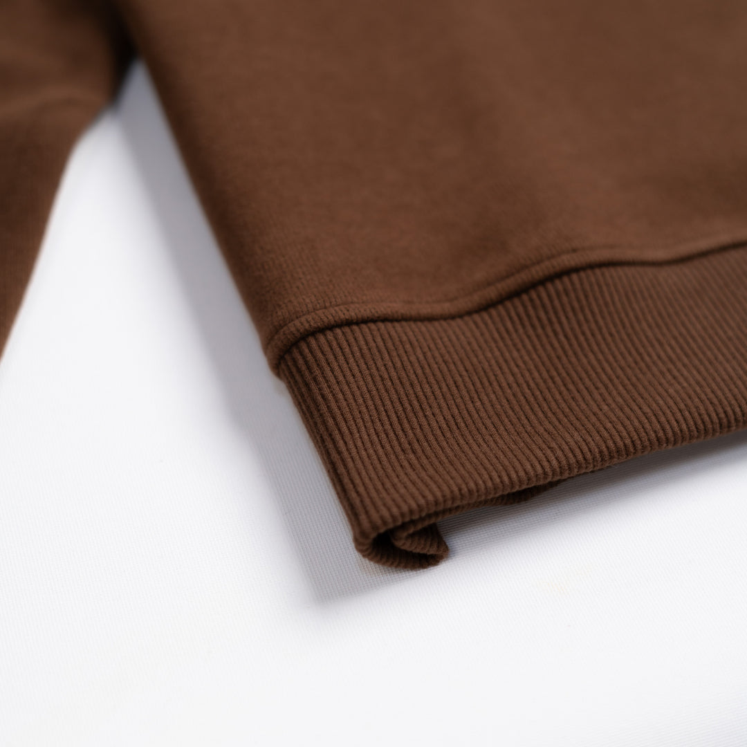 Snowy Cottage Hoodie - Toprak