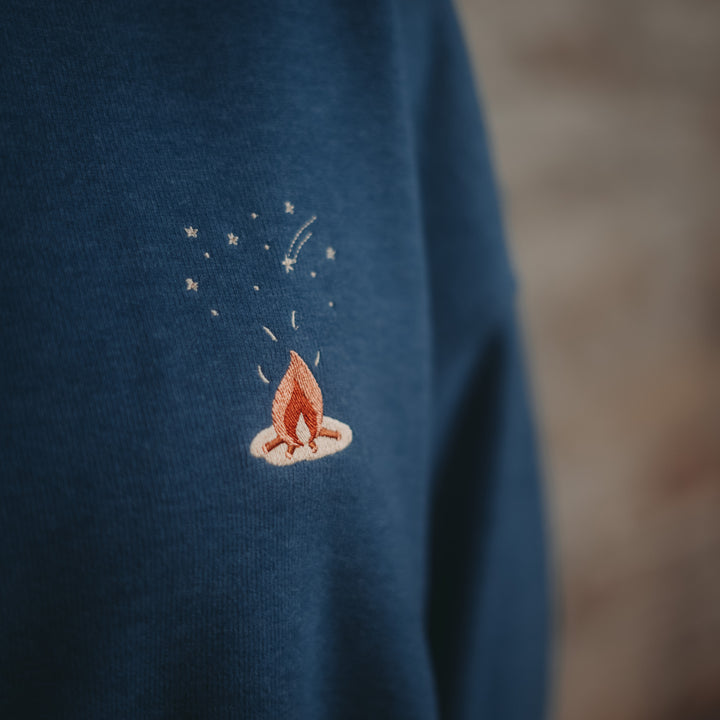 Shooting Stars Hoodie - İndigo Mavi