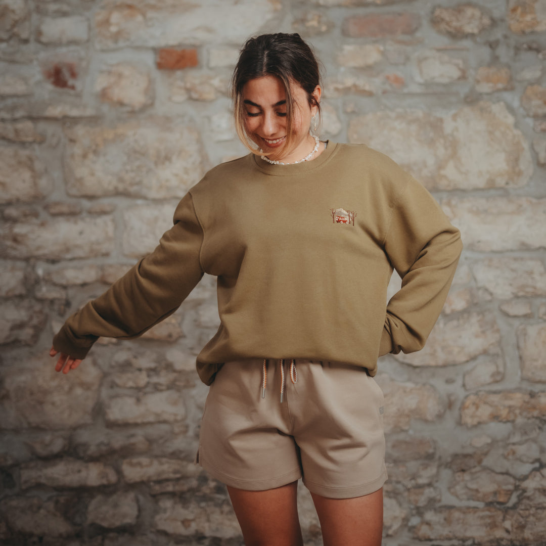 Dirt Roads Sweatshirt - Açık Haki