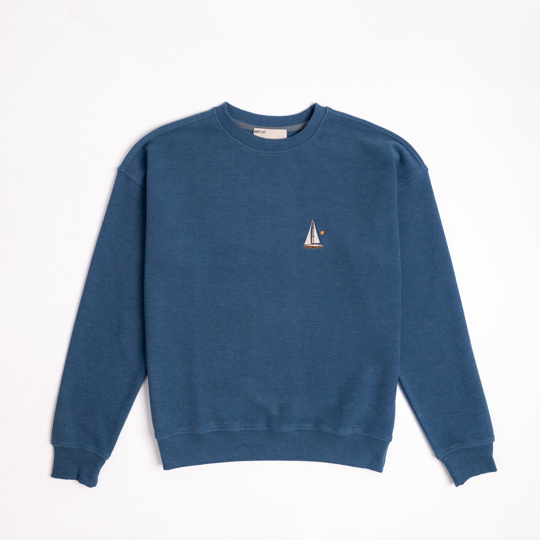 Boat Life Sweatshirt - Indigo Mavi