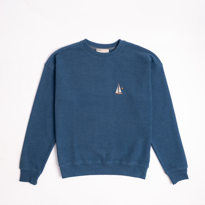 Boat Life Sweatshirt - Indigo Mavi