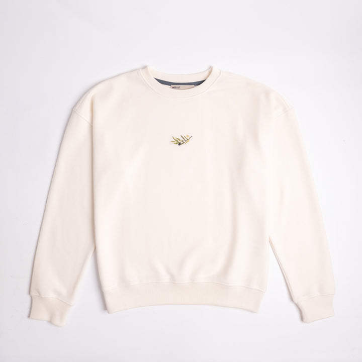 Ayvalık Sweatshirt - Antik Beyaz