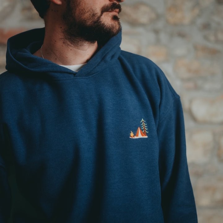 Camp Life Hoodie - İndigo Mavi