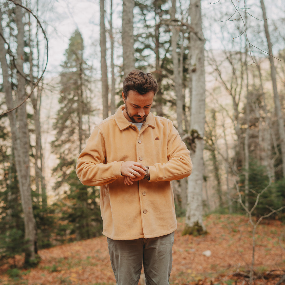 Mountain Polar Ceket - Taba