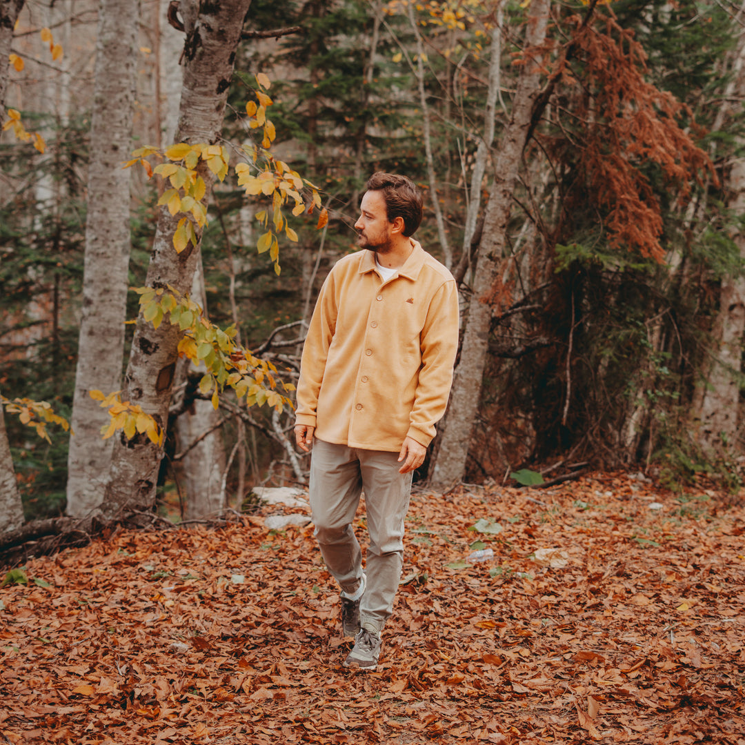 Mountain Polar Ceket - Taba