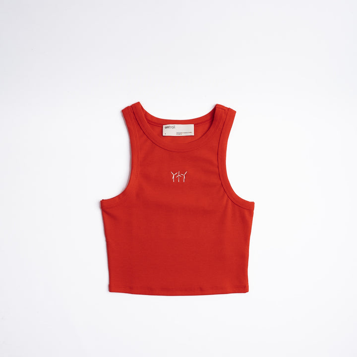 Windmills Crop Top - Nar Çiçeği