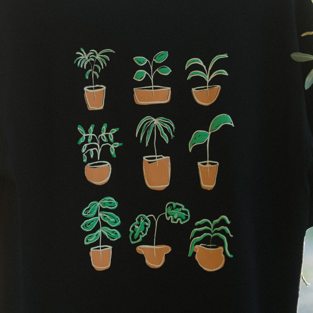 Indoor Forest Tshirt - Siyah