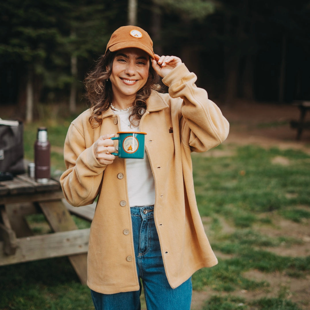 Campfire Club - Turkuaz Emaye Kupa