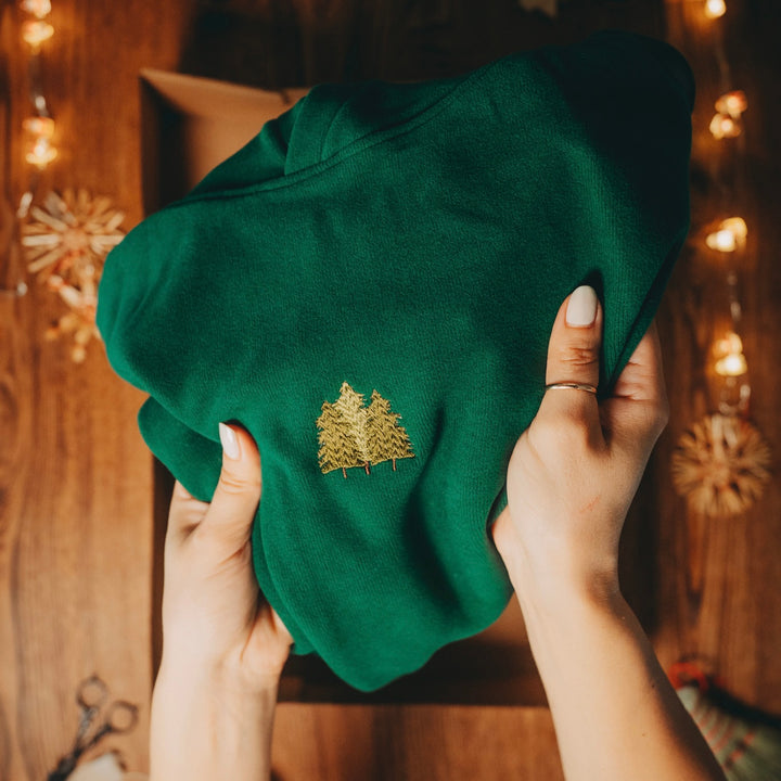 Old Pines Hoodie - Orman Yeşili