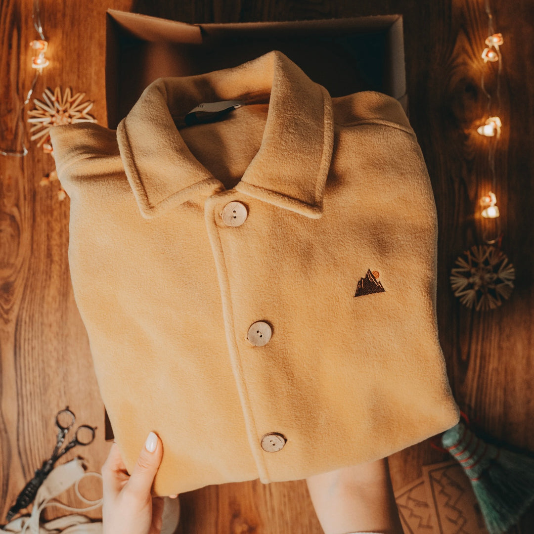 Mountain Polar Ceket - Taba