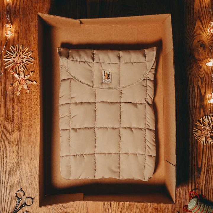 Puffer Laptop Kılıfı - Taş