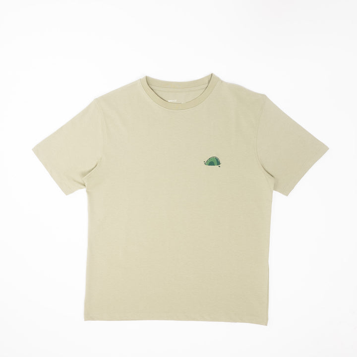 Solo Camping Tshirt - Gri Yeşil