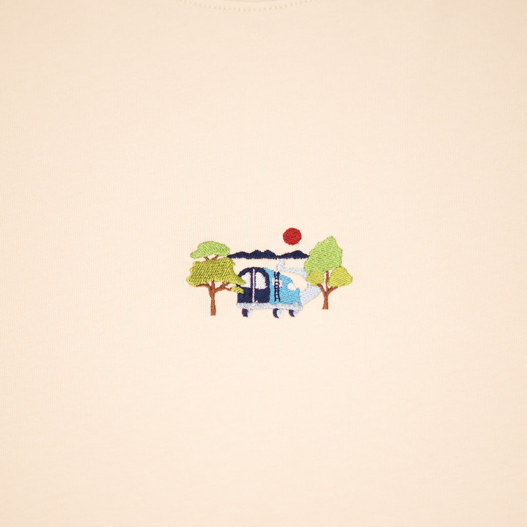 Summer Road Trip Tshirt - Krem