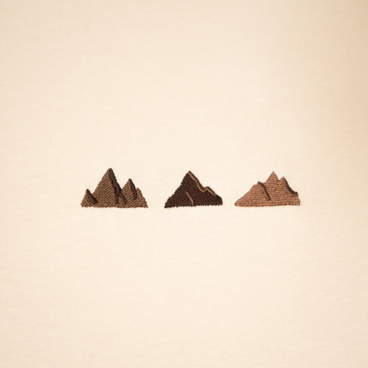 Mini Mountains Tshirt - Krem