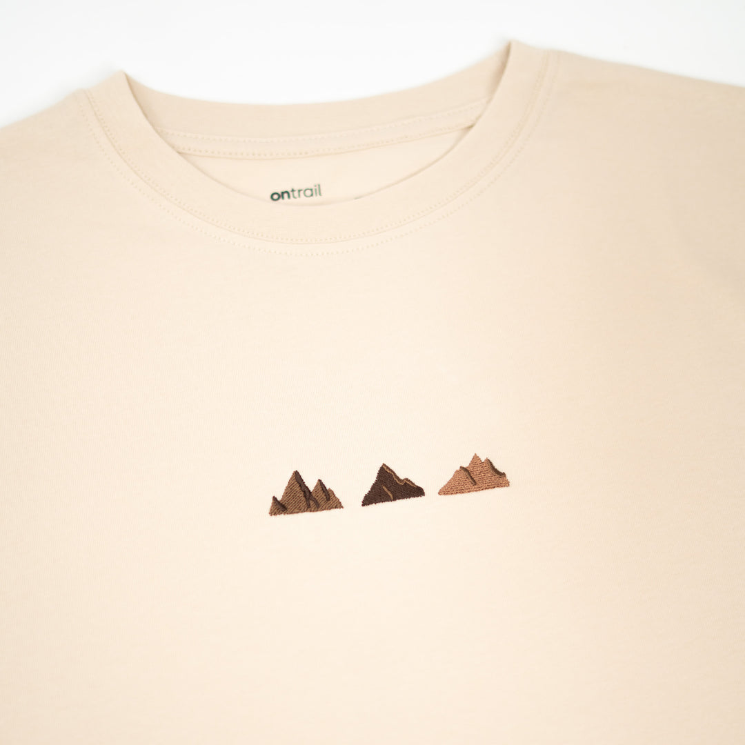 Mini Mountains Tshirt - Krem