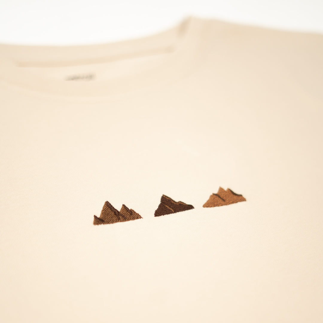Mini Mountains Tshirt - Krem