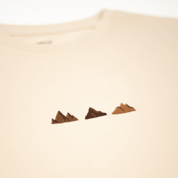 Mini Mountains Tshirt - Krem