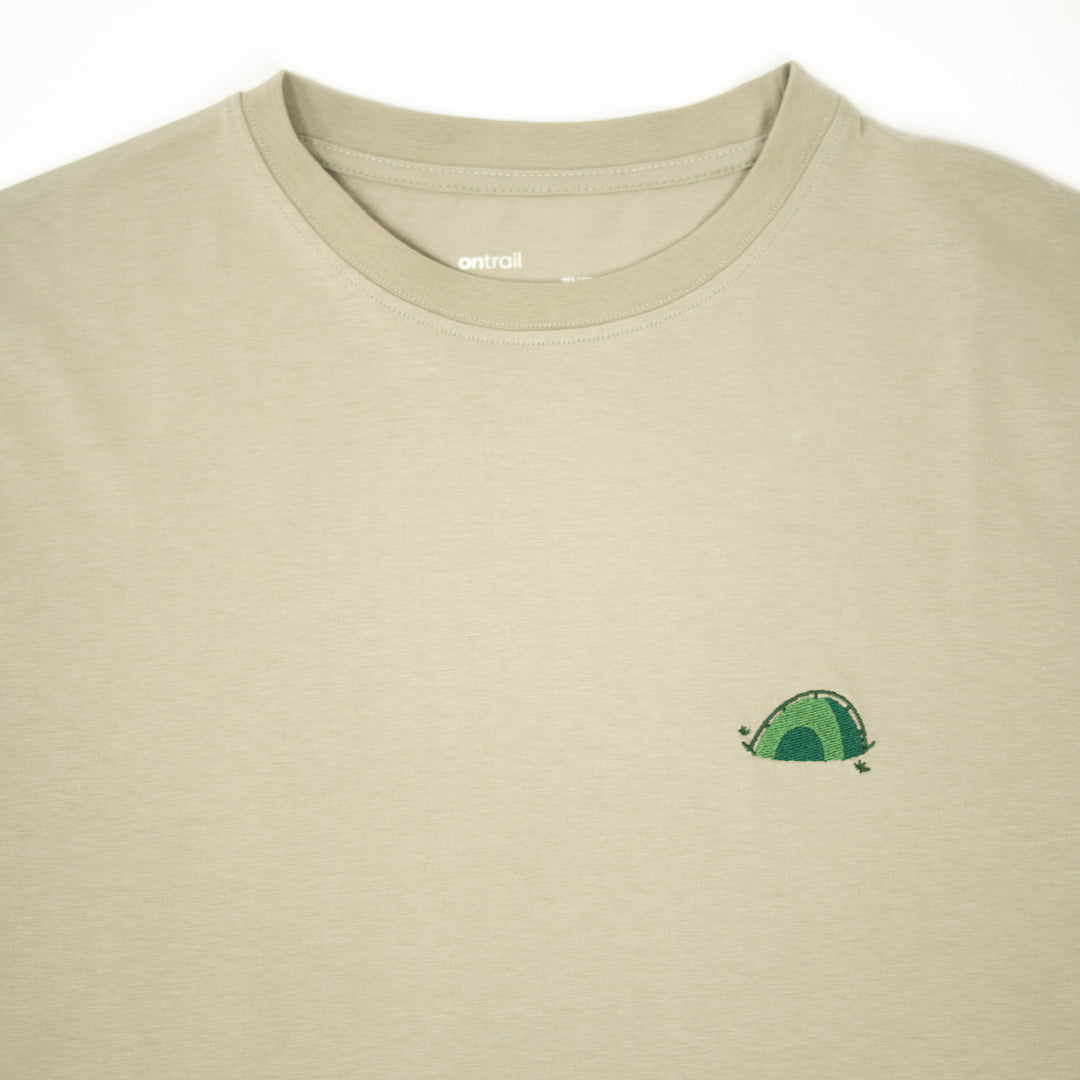 Solo Camping Tshirt - Gri Yeşil