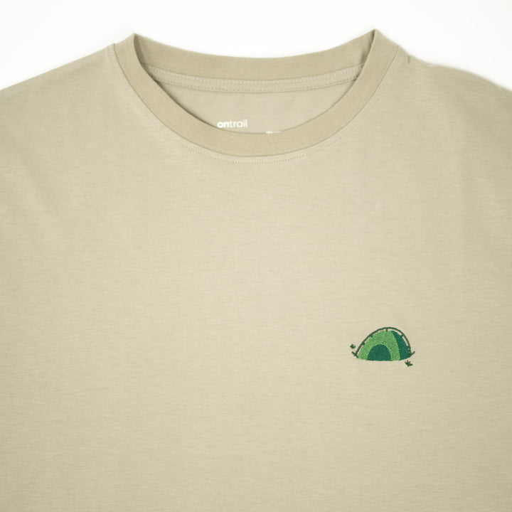 Solo Camping Tshirt - Gri Yeşil