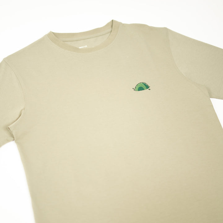 Solo Camping Tshirt - Gri Yeşil