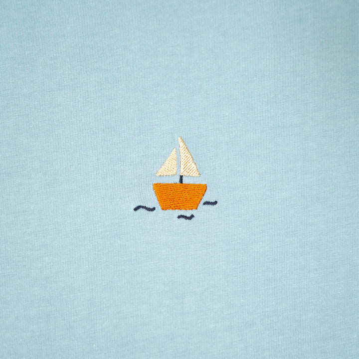 Mini Boat Tshirt - Su Mavisi