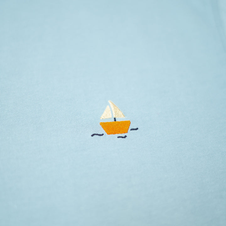 Mini Boat Tshirt - Su Mavisi