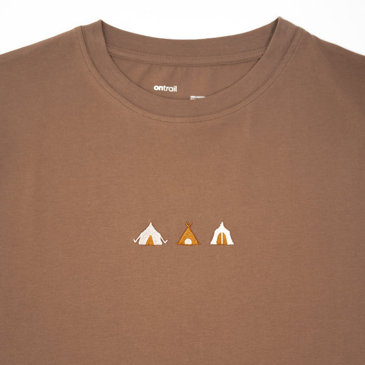 Mini Tents Tshirt - Toprak