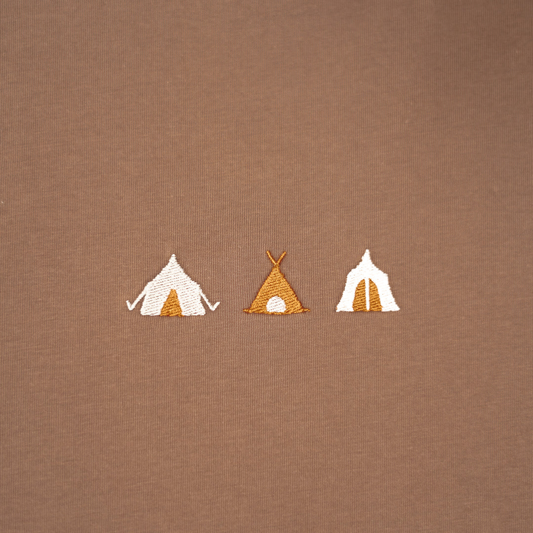 Mini Tents Tshirt - Toprak