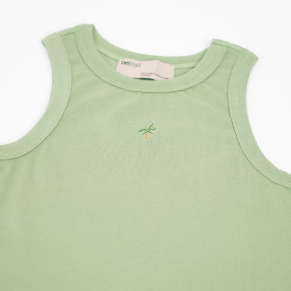 Palm Crop Top - Matcha