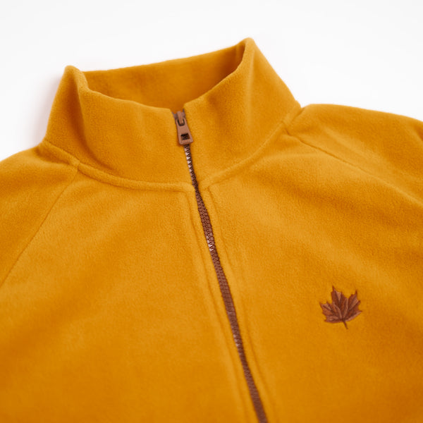 Fall Fermuarlı Polar - Sonbahar Sarısı