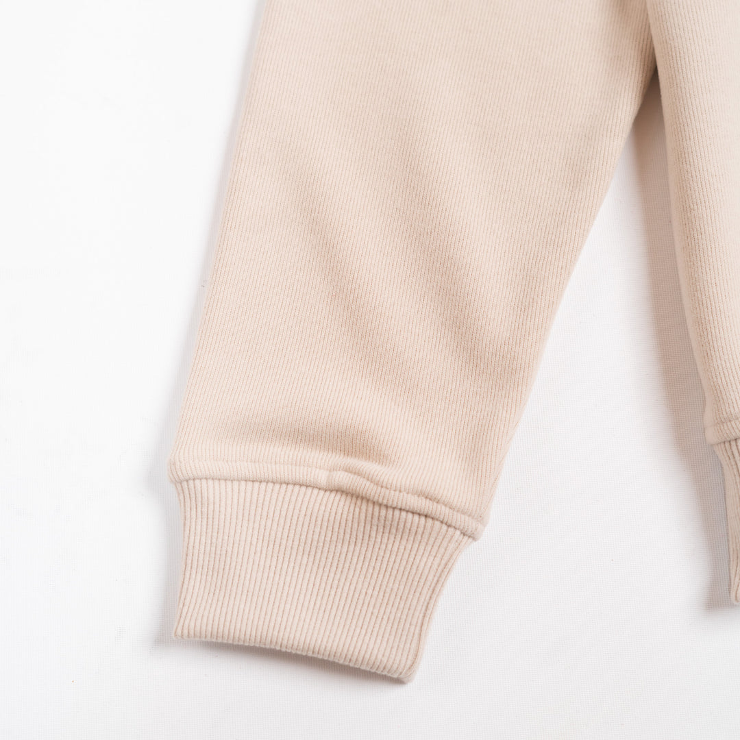 Fall Leaves Sweatshirt - Parşömen Bej