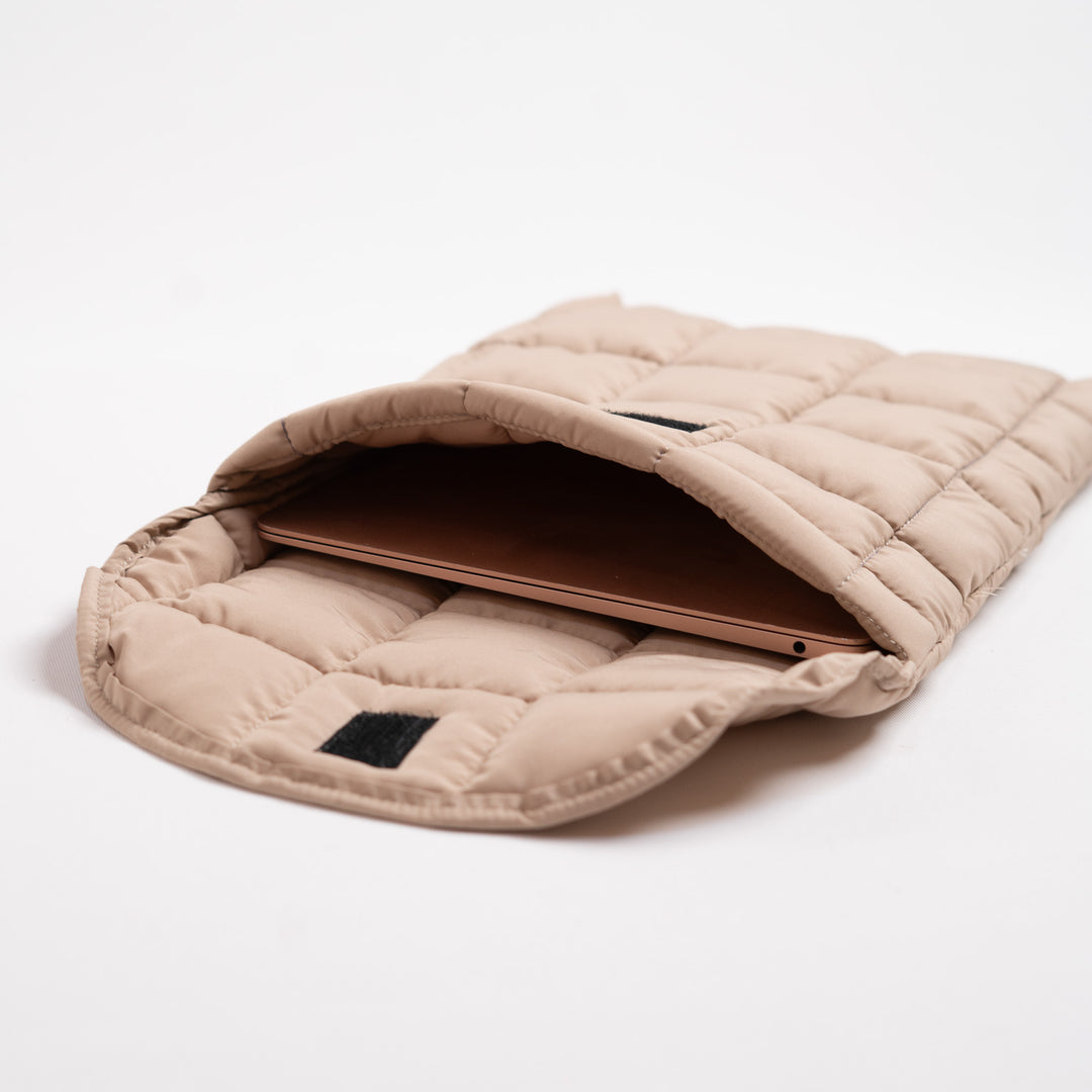 Puffer Laptop Kılıfı - Taş