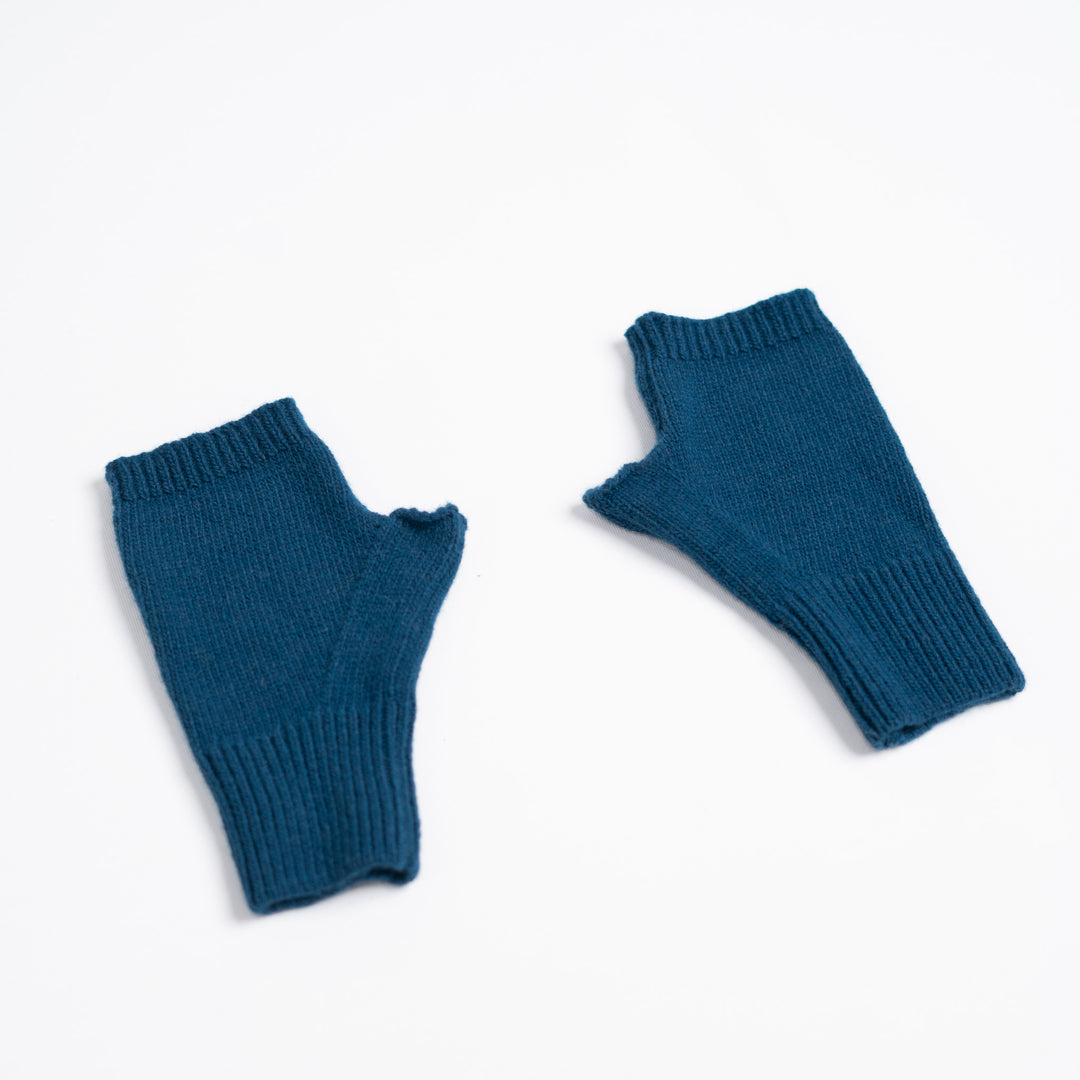 Yün Eldiven - Gece Mavisi