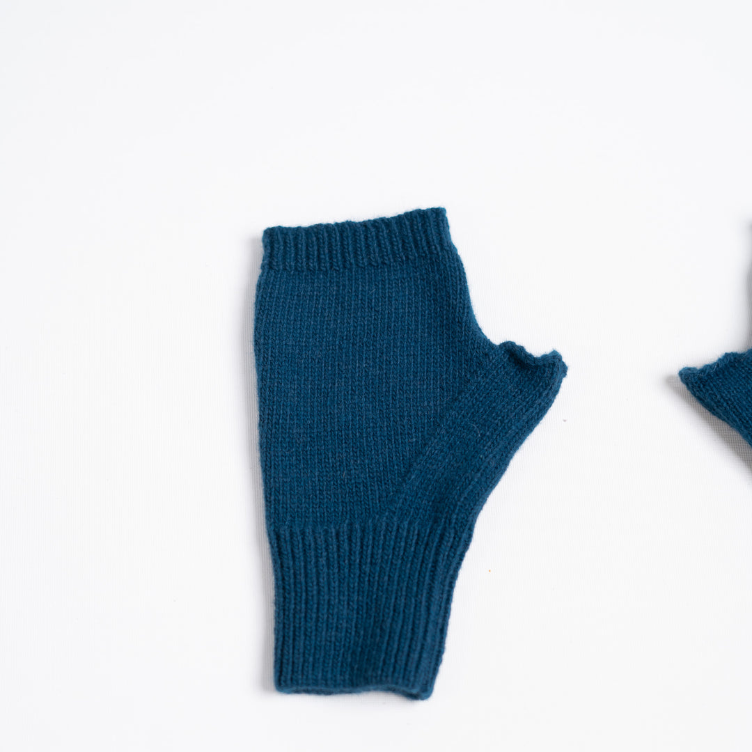 Yün Eldiven - Gece Mavisi