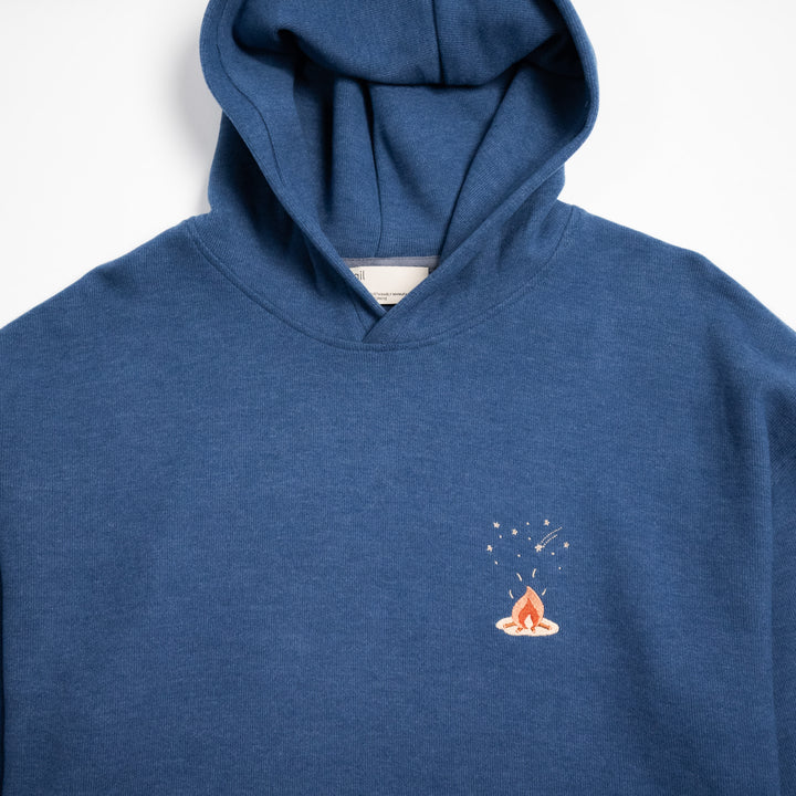 Shooting Stars Hoodie - İndigo Mavi