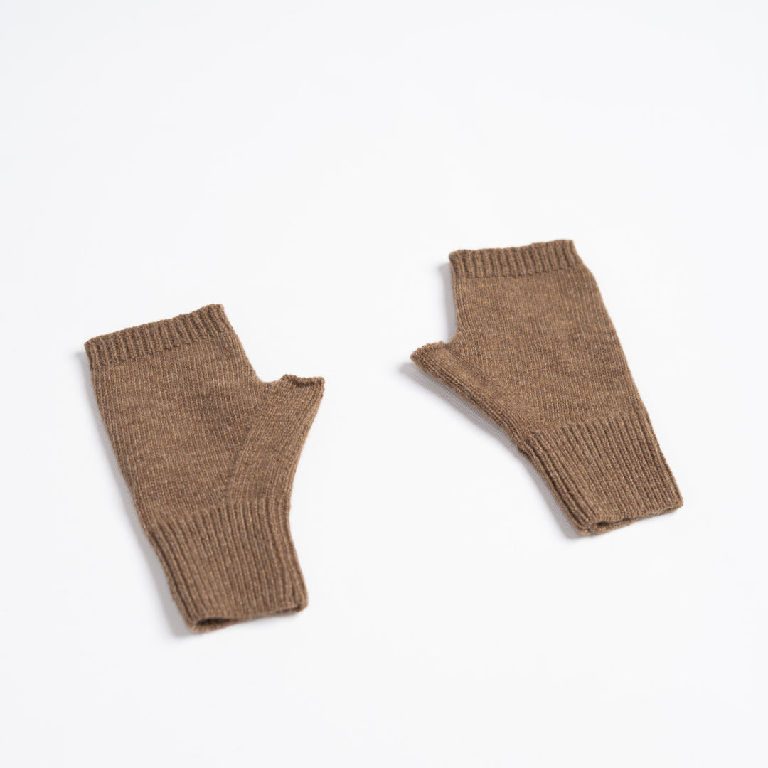 Yün Eldiven - Açık Kahve