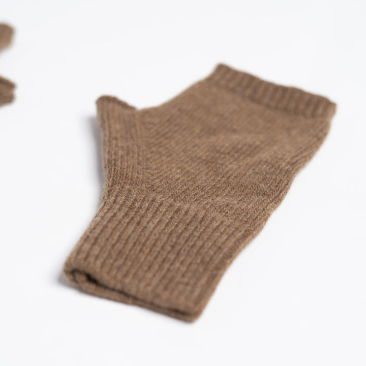 Yün Eldiven - Açık Kahve