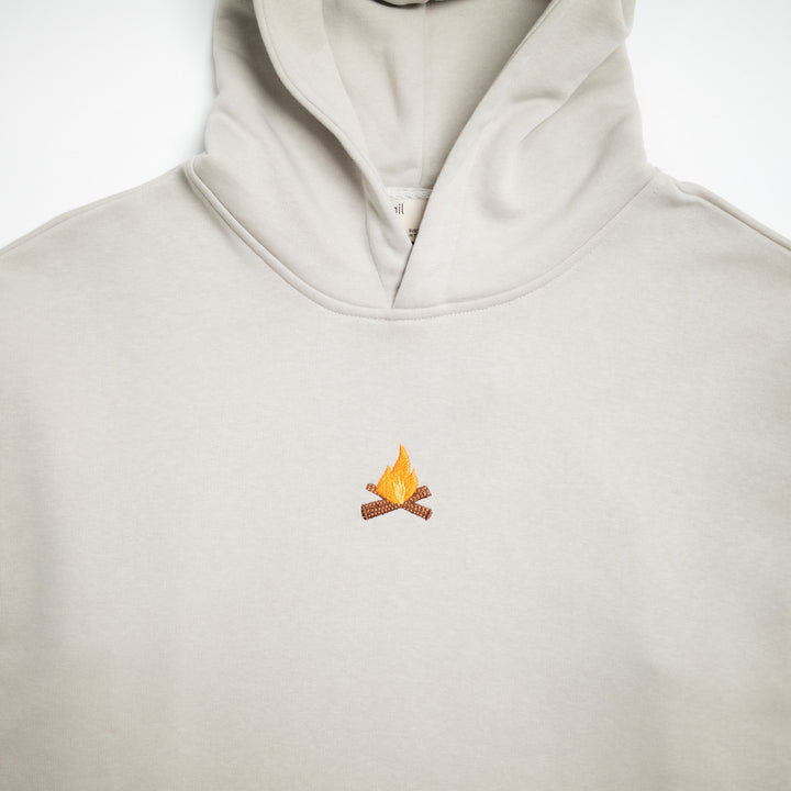 Camp Fire Hoodie - Duman Grisi