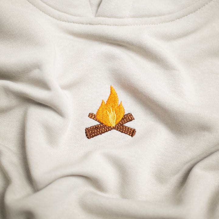 Camp Fire Hoodie - Duman Grisi