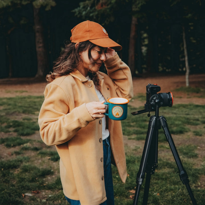 Campfire Club - Turkuaz Emaye Kupa