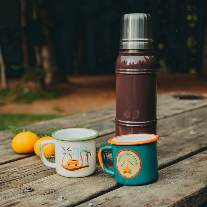 Campfire Club - Turkuaz Emaye Kupa