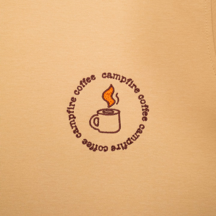 Campfire Coffee Tshirt - Latte